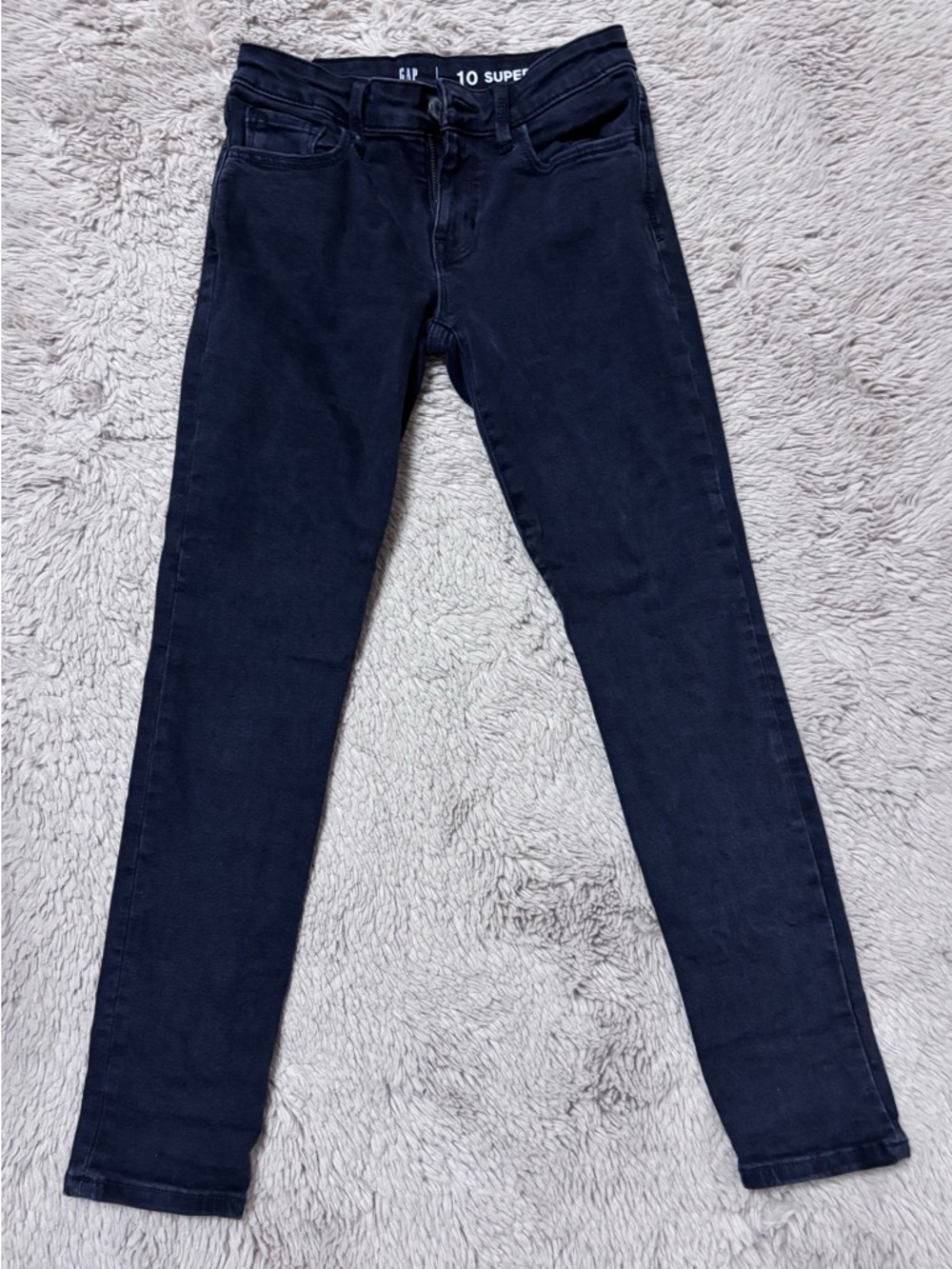 GAP Kids Girl’s Super Skinny Jeans - Black Wash Size 10 - Excellent condition